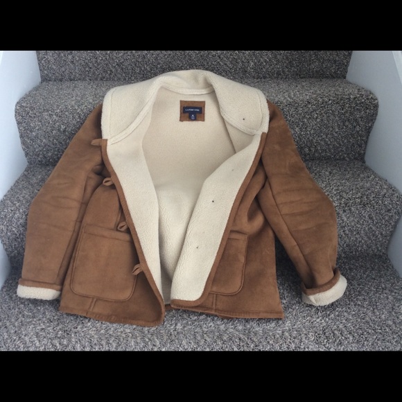 Lands End Jacket Faux Suede Shera - Picture 4 of 5